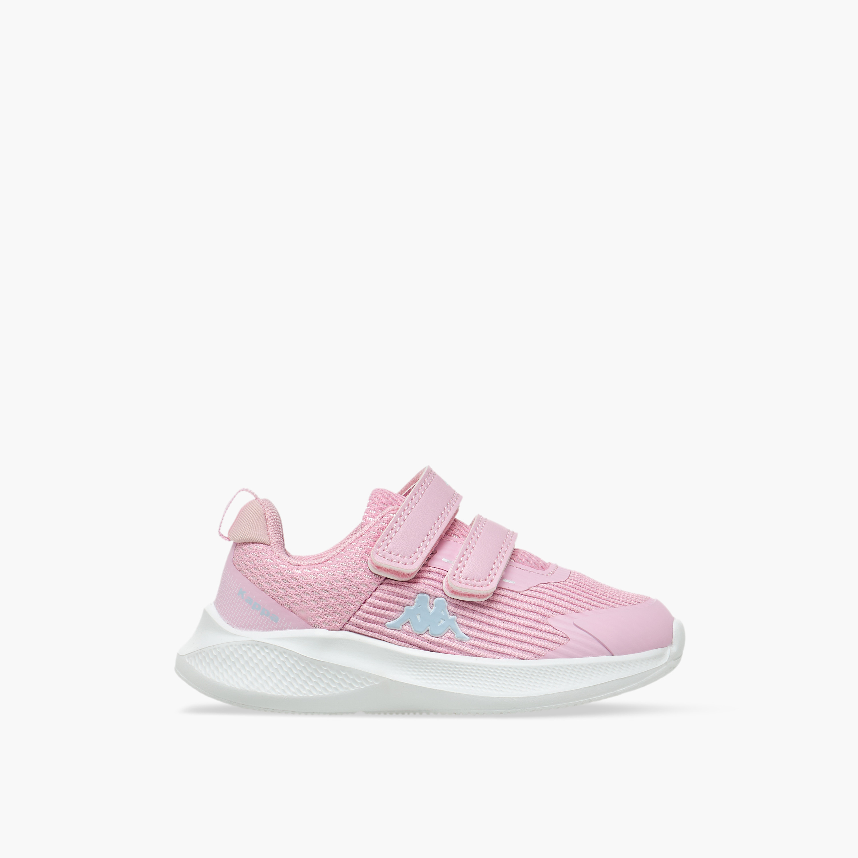 Kappa Girls Logo Print Hook & Loop Sports Shoes-girls-shoes-sneakers-image-3
