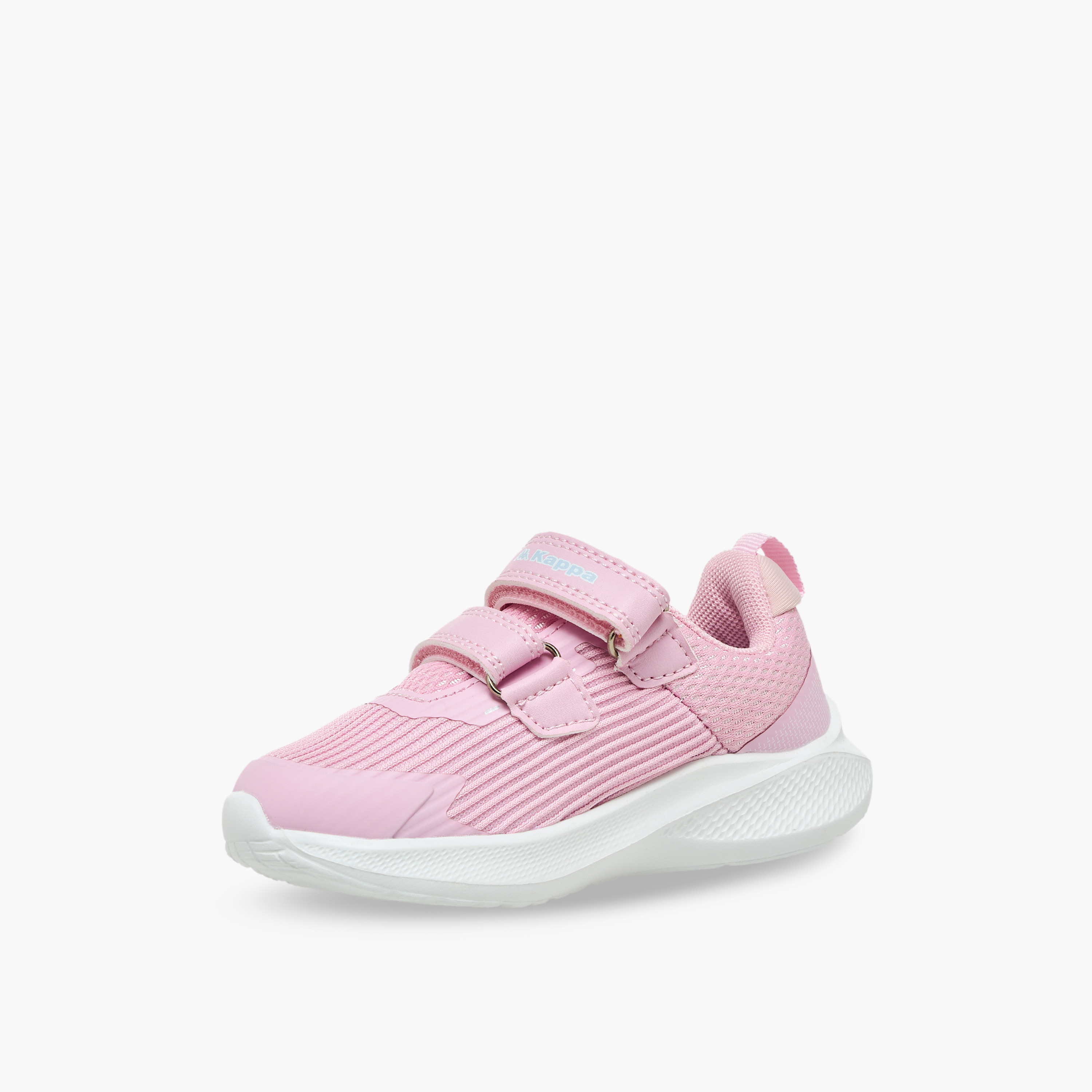 Kappa Girls Logo Print Hook & Loop Sports Shoes-girls-shoes-sneakers-image-4