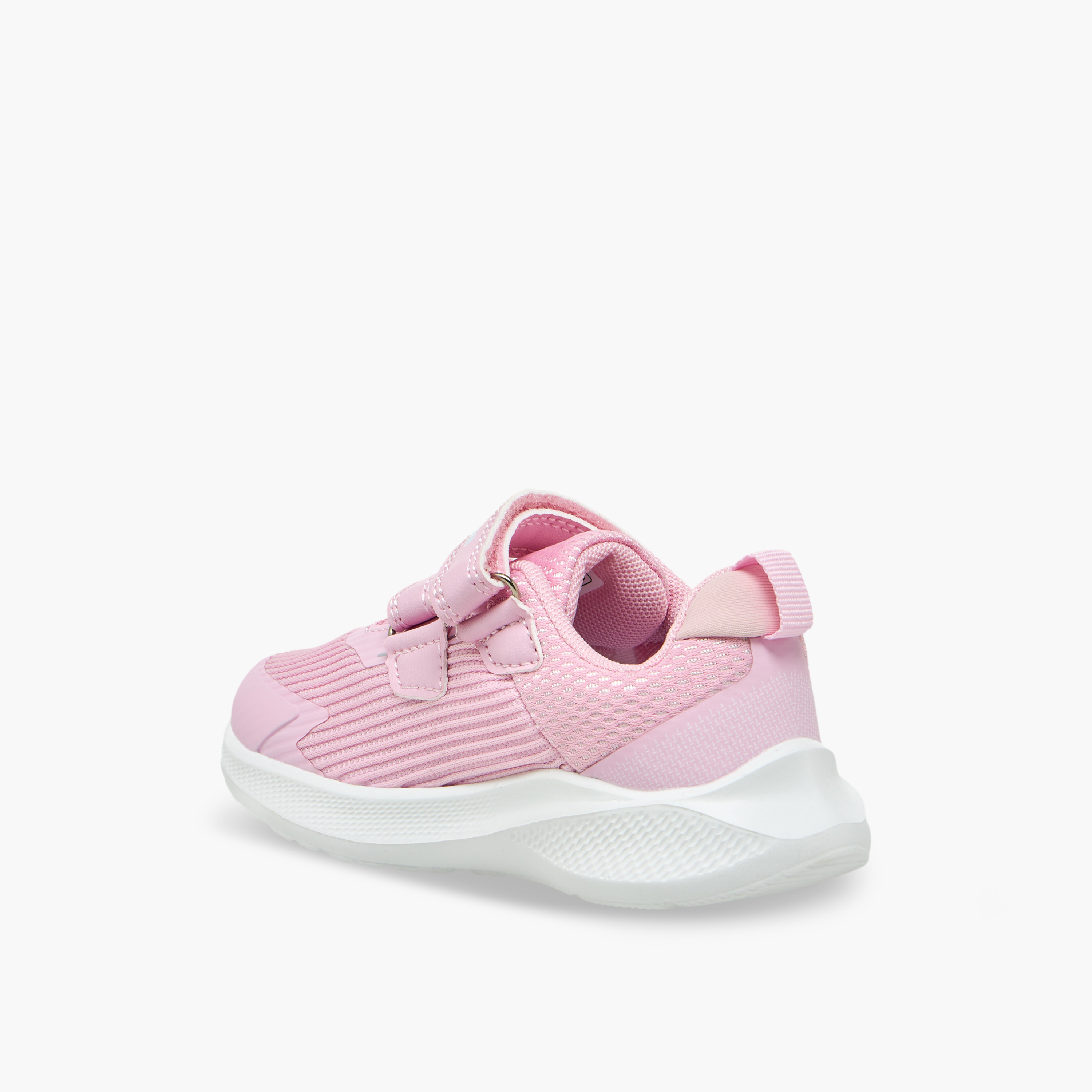 Kappa Girls Logo Print Hook & Loop Sports Shoes-girls-shoes-sneakers-image-5