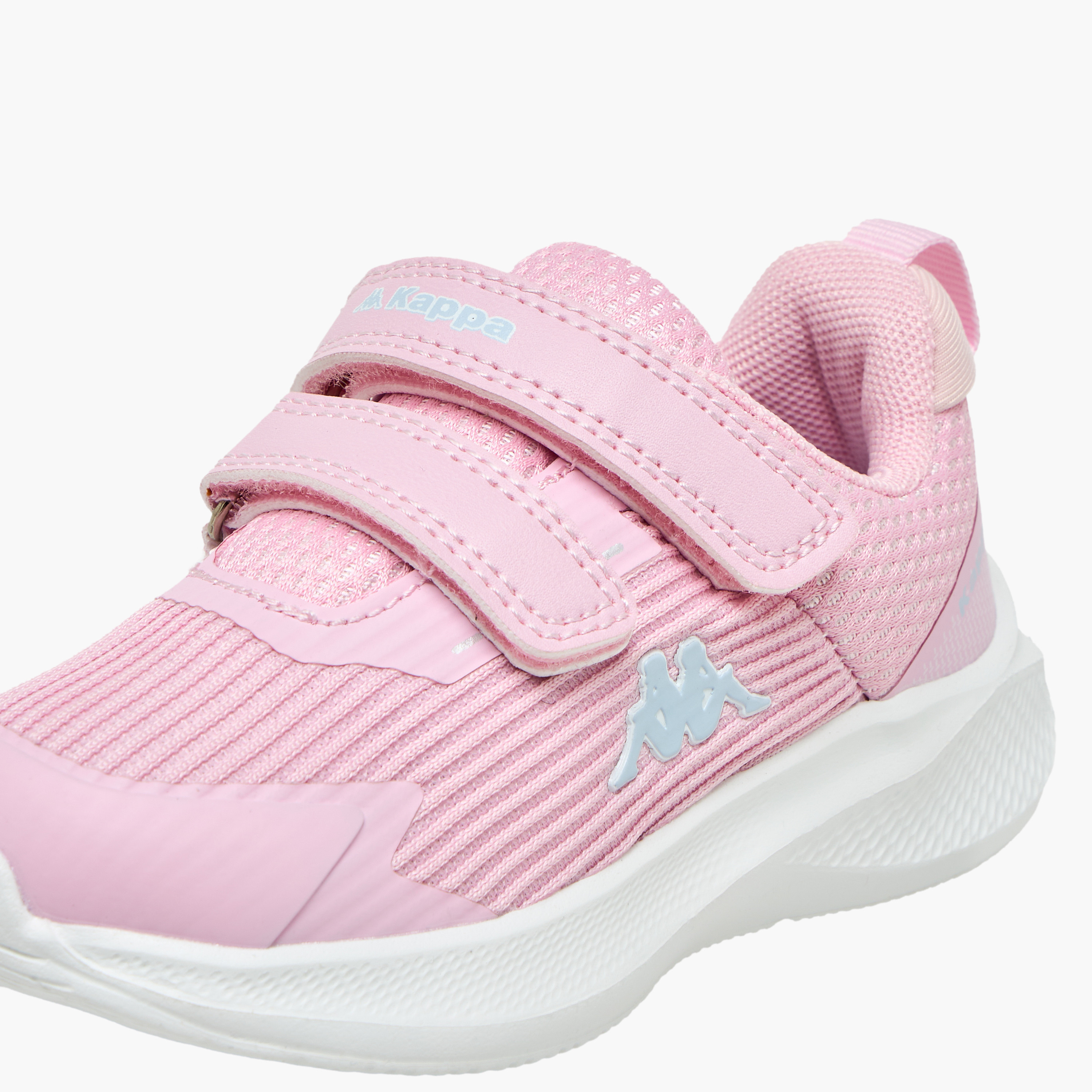 Kappa Girls Logo Print Hook & Loop Sports Shoes-girls-shoes-sneakers-image-7