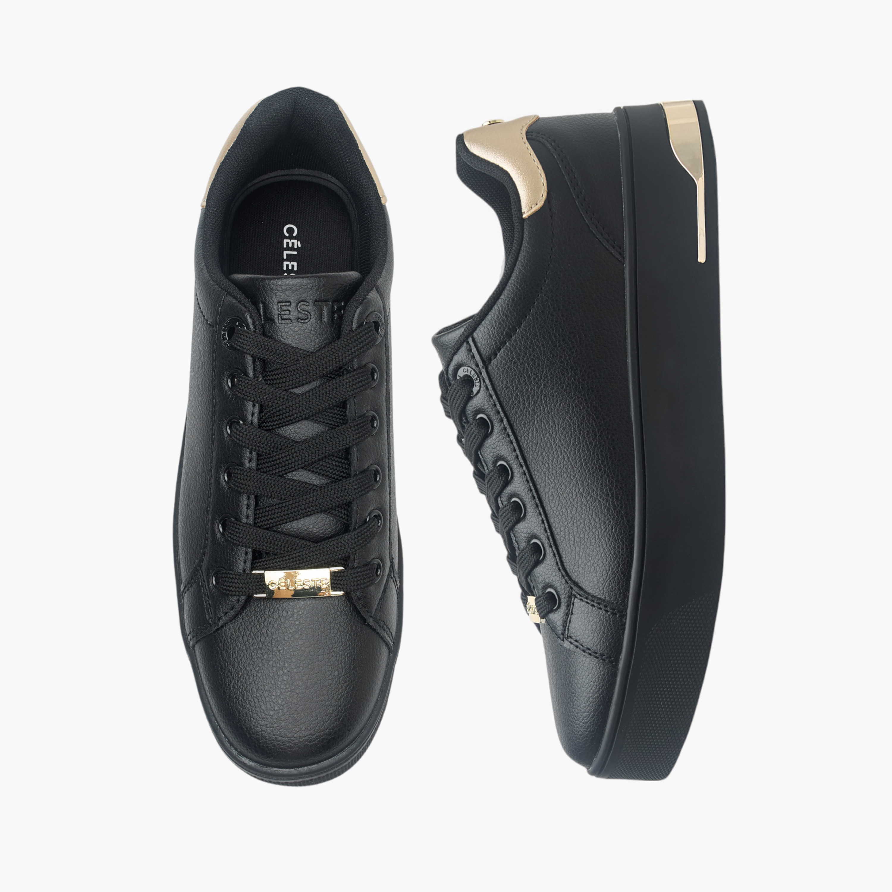 حذاء سنيكرز سادة برباط إغلاق للنساء من سيليست-women-shoes-sneakers-image-1