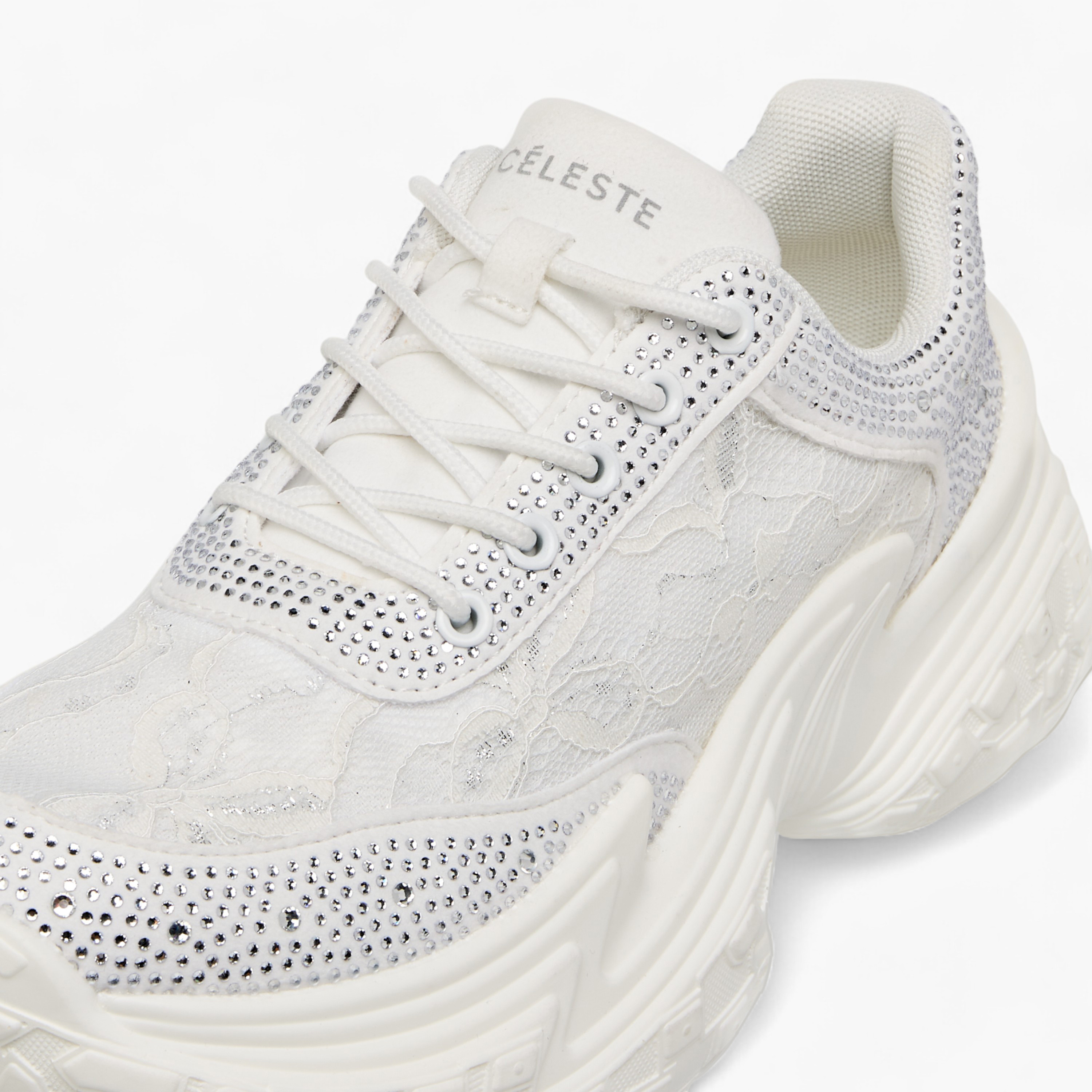 Celeste Women's Embellished Sneakers with Lace-Up Closure-women-shoes-sneakers-image-4