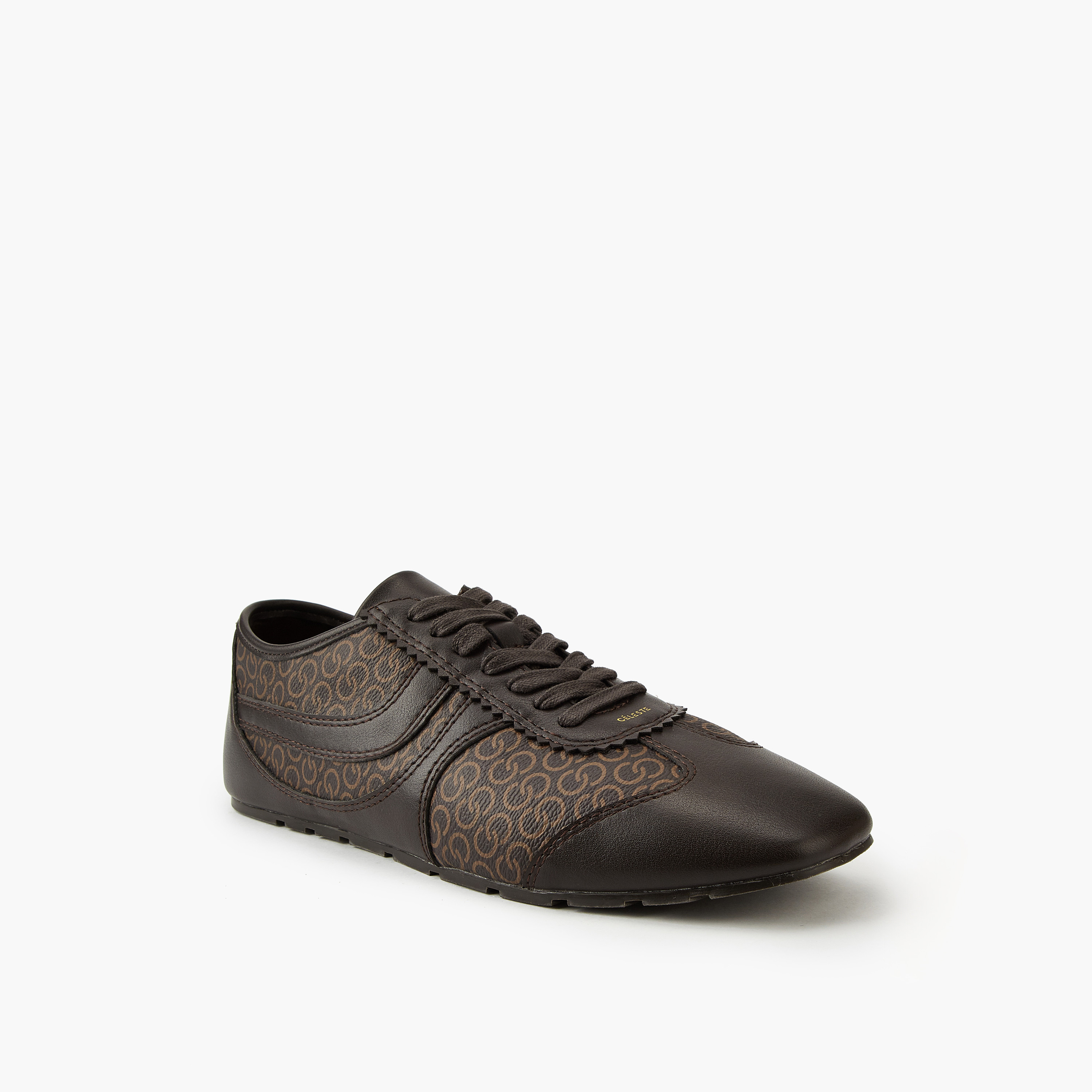 Celeste Women's Monogram Print Lace-Up Sneakers-women-shoes-sneakers-image-2