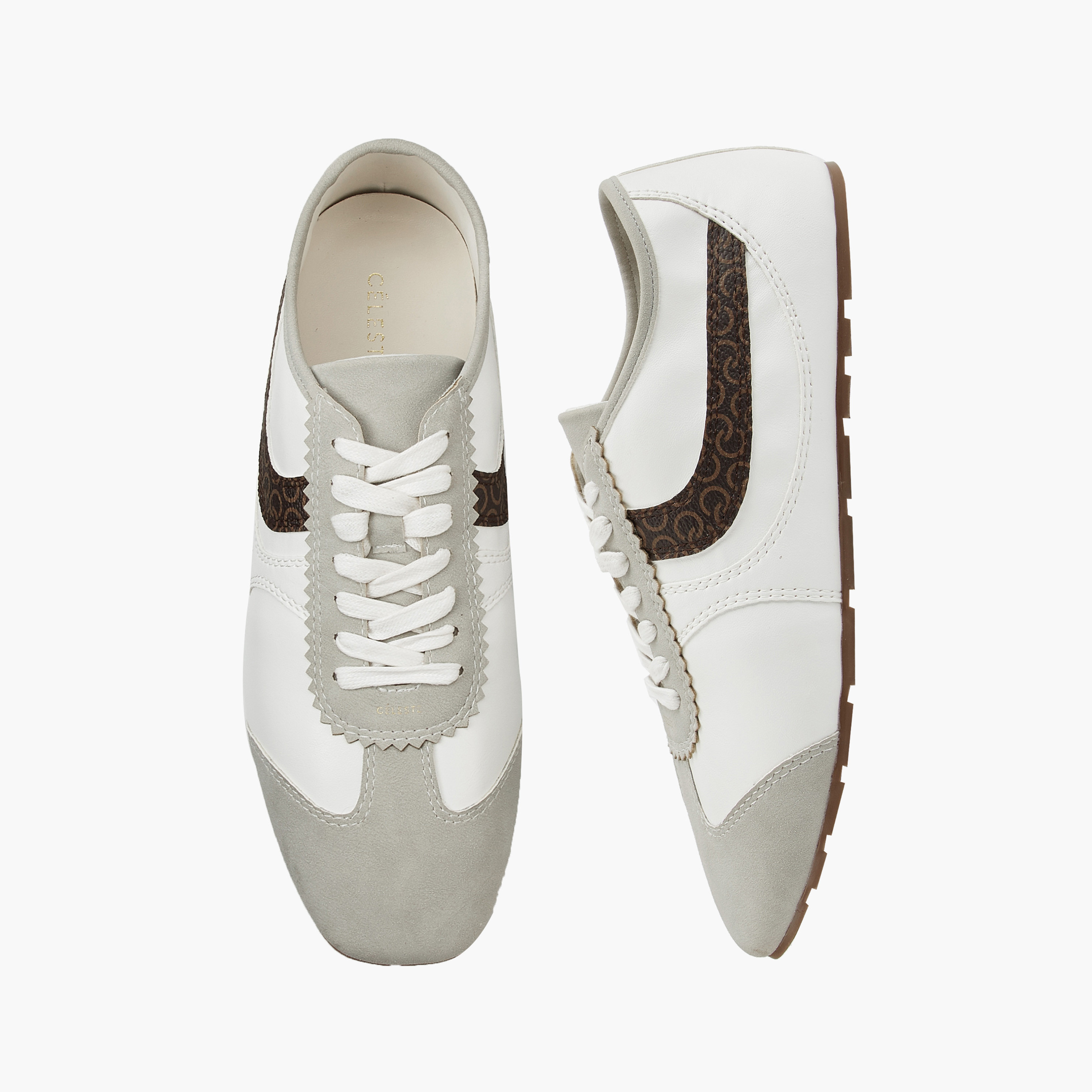 Celeste Women's Panelled Lace-Up Sneakers-women-shoes-sneakers-image-1