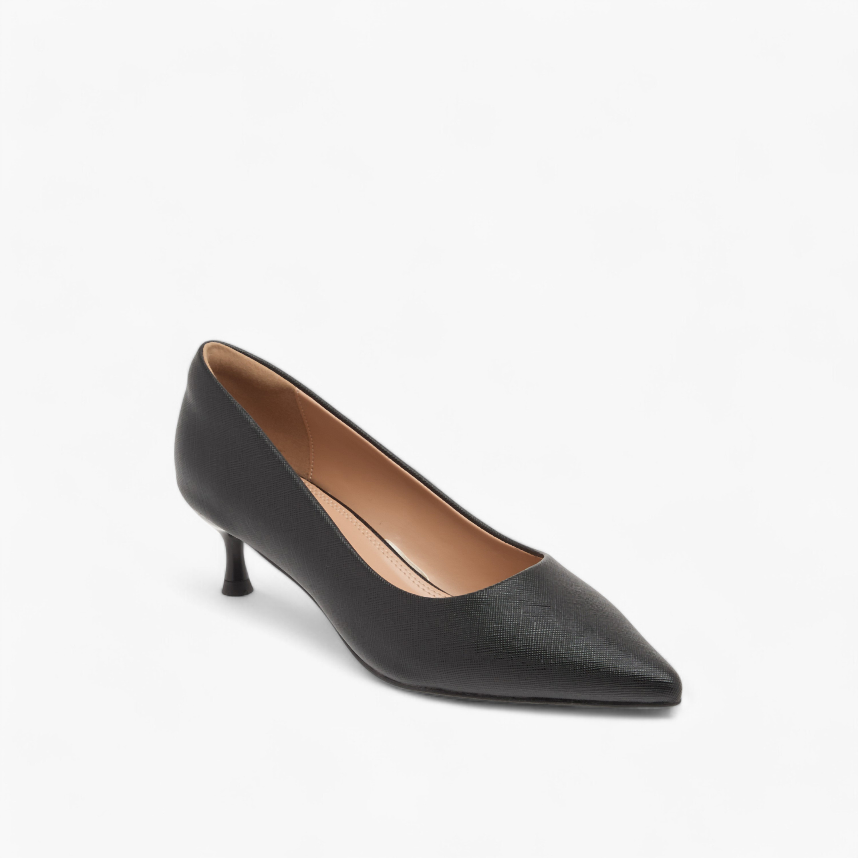حذاء كلاسيكي سهل الارتداء سادة بِكعب صغير ومقدمة مدببة للنساء من سيليست-women-shoes-heels-image-2