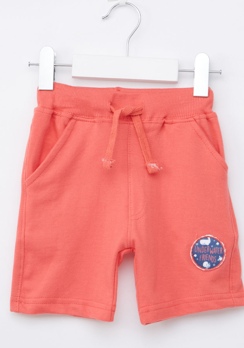 Juniors Bermuda Shorts with Drawstring and Pocket Detail - Set of 2-Shorts-image-1