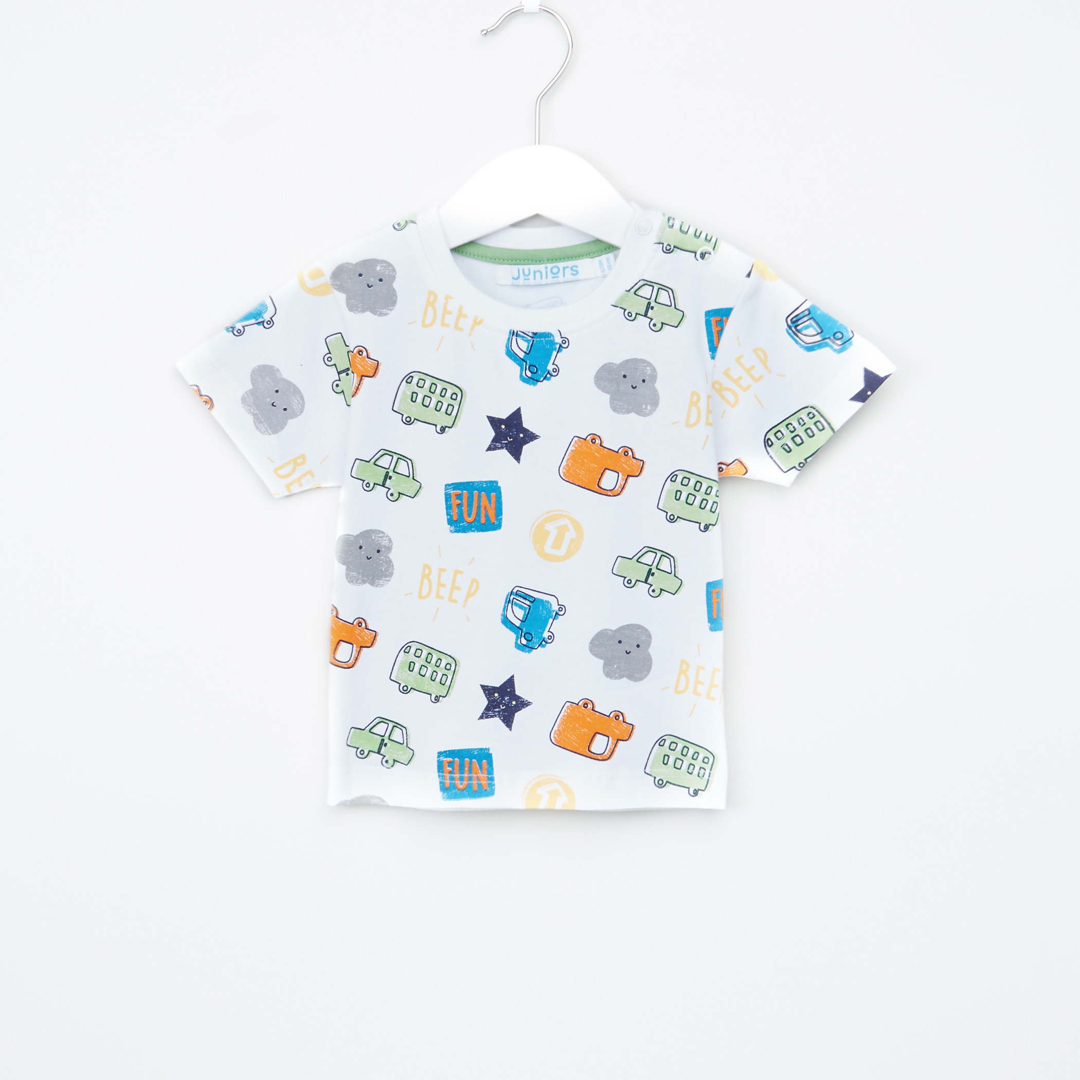 طقم ملابس بألوان متعددة متكونة من 3 قطع من جونيورز-baby-boys-clothing-setsandcoords-image-2