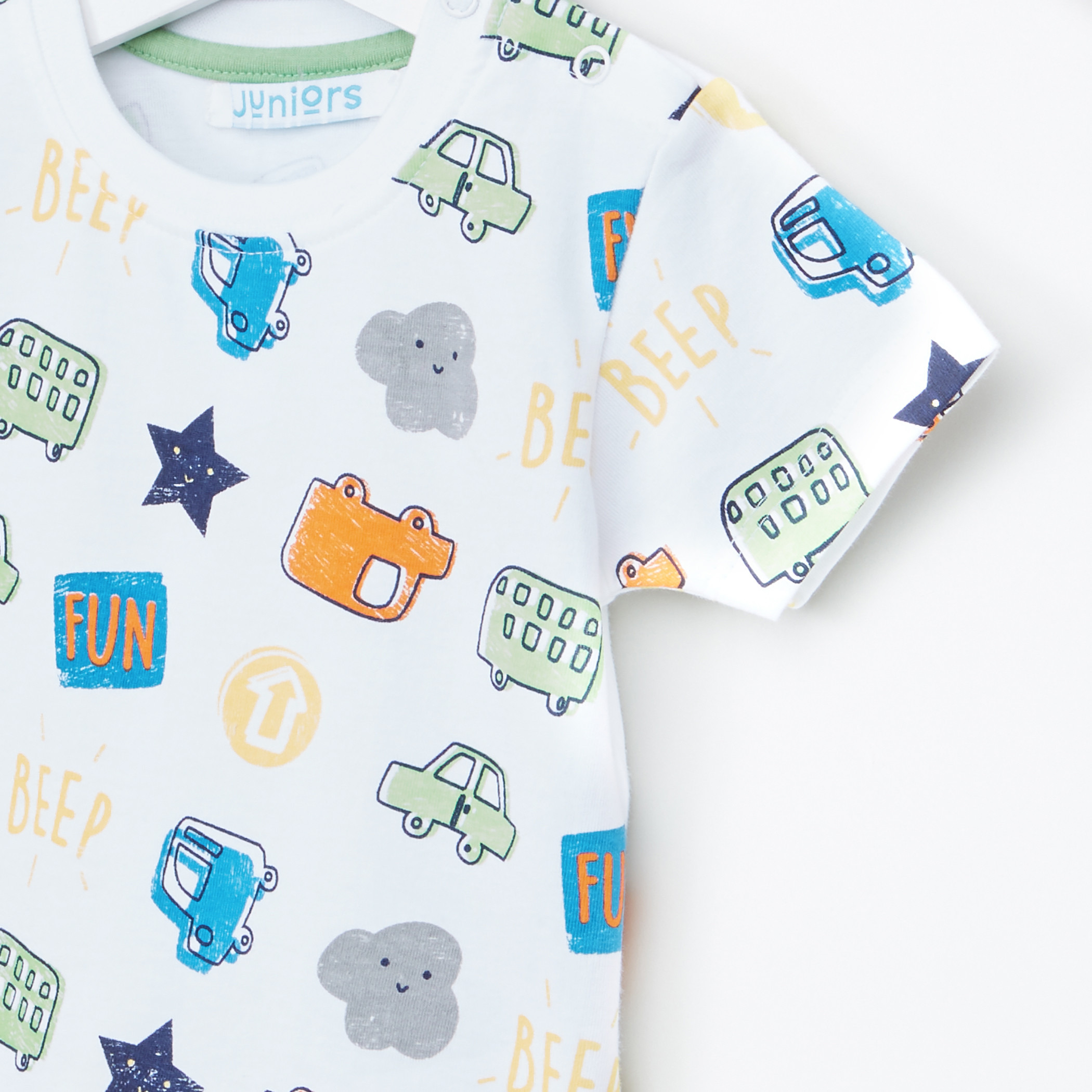 طقم ملابس بألوان متعددة متكونة من 3 قطع من جونيورز-baby-boys-clothing-setsandcoords-image-3