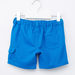 Juniors Embroidered Shorts with Elasticised Waistband and Drawstring-Shorts-thumbnail-2