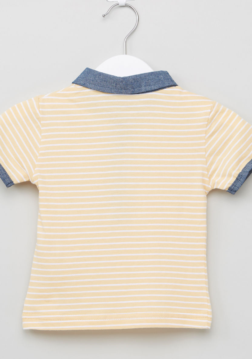 Giggles Striped Short Sleeves T-shirt-T Shirts-image-2