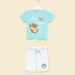Tasmanian Devil Printed Short Sleeves T-shirt with Shorts-Clothes Sets-thumbnail-0
