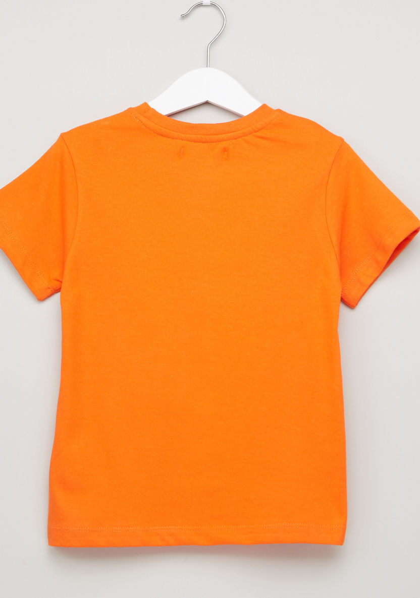 Juniors Printed Round Neck T-shirt-T Shirts-image-2