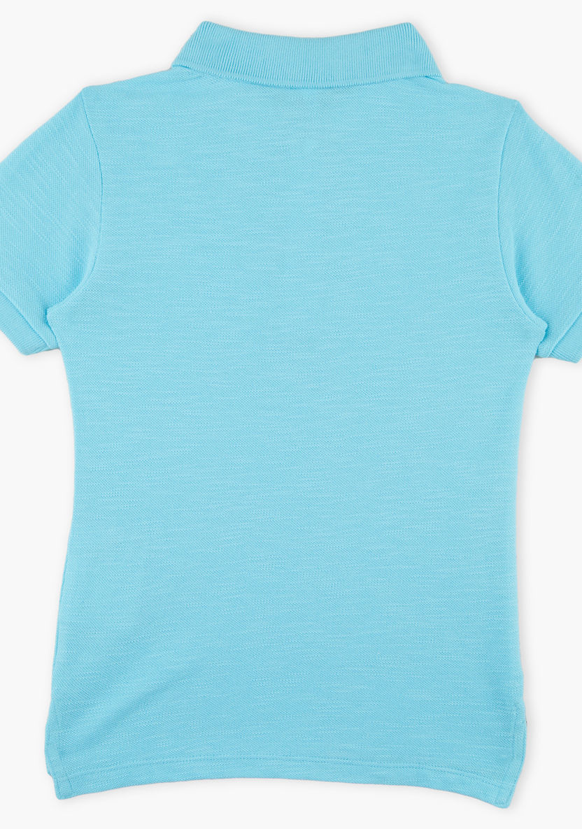 Juniors Polo Neck Short Sleeves T-shirt-T Shirts-image-1