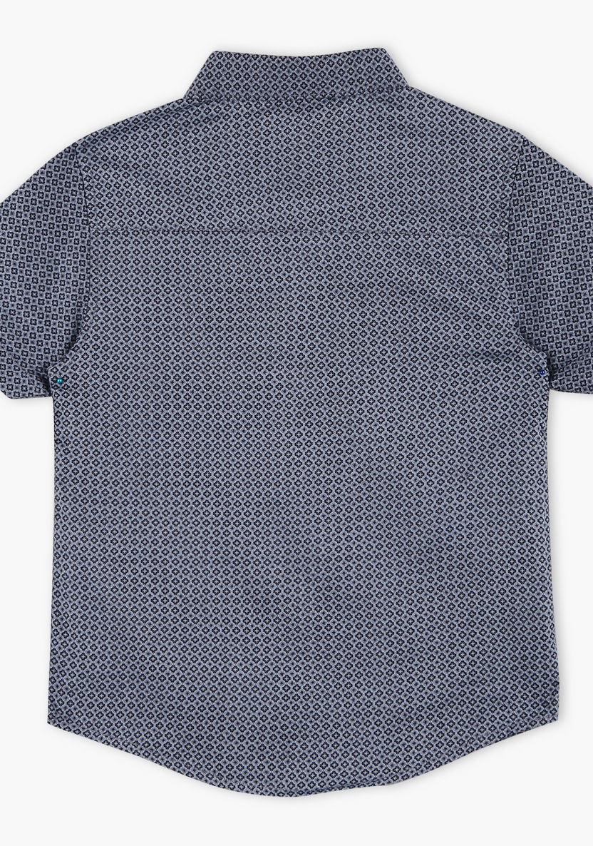 Juniors Printed Short Sleeves Shirt-Shirts-image-1