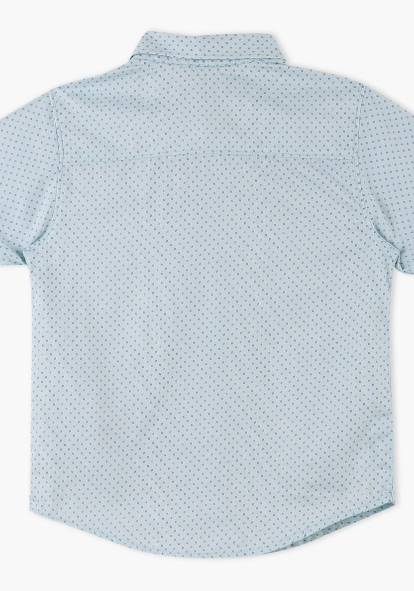 Juniors Printed Shirt with Tie-Shirts-image-2