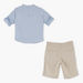 Juniors Striped Shirt with Shorts-Clothes Sets-thumbnail-1