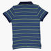 Striped Polo Neck Short Sleeves T-shirt-T Shirts-thumbnail-1