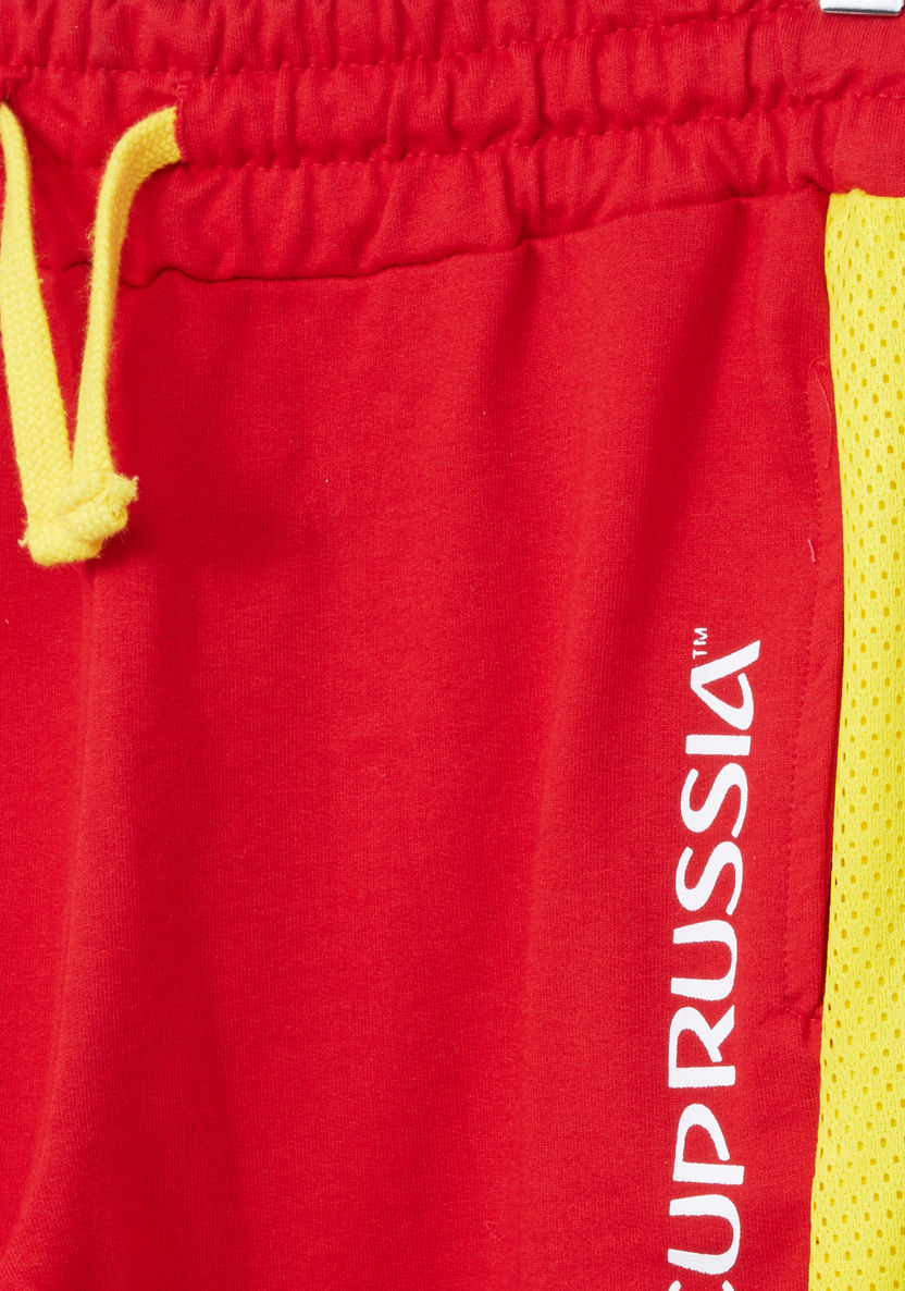Juniors 2018 FIFA World Cup Panelled Shorts with Drawstring Waist-Shorts-image-1