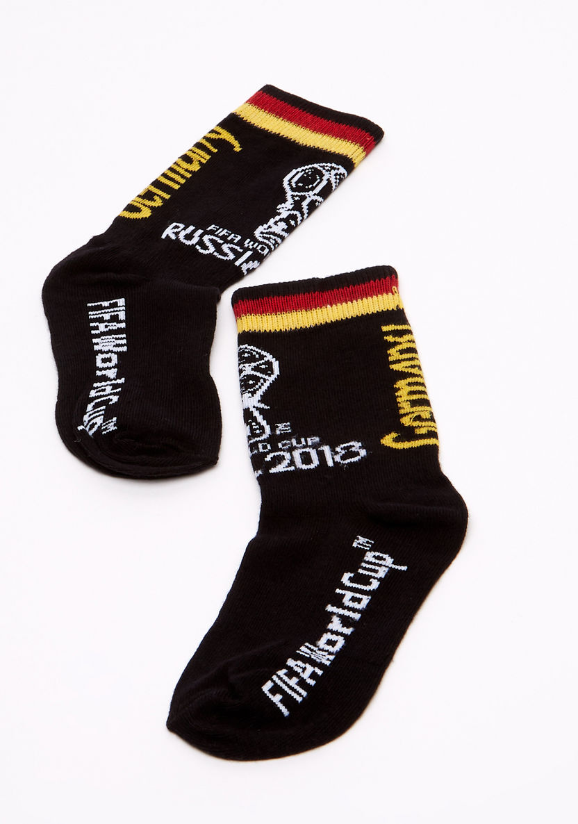 FIFA 18 Germany Printed Crew Length Socks-Socks-image-1
