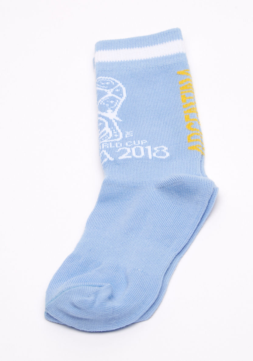 FIFA 18 Argentina Printed Crew Length Socks-Socks-image-0