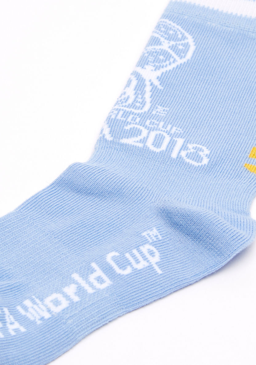 FIFA 18 Argentina Printed Crew Length Socks-Socks-image-2