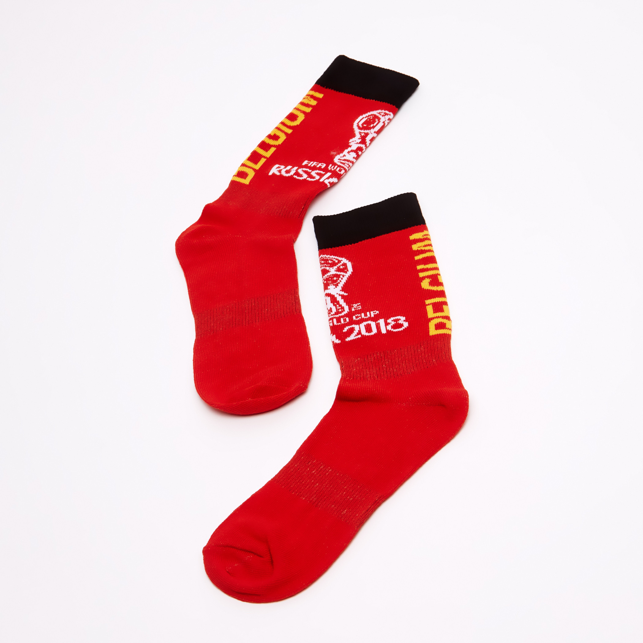 FIFA 18 Belgium Printed Crew Length Socks-boys-accessories-socks-image-2