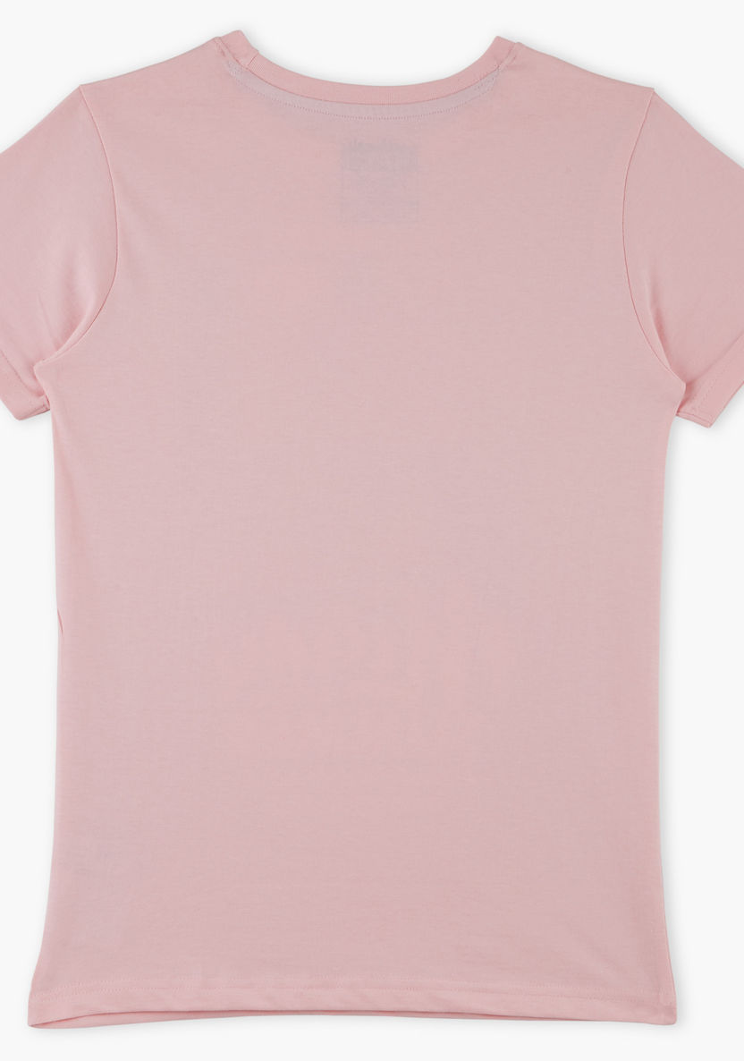 Posh Printed Round Neck T-shirt-T Shirts-image-1