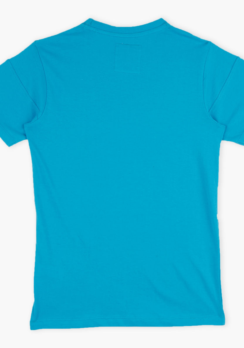 Posh Round Neck Short Sleeves T-shirt-T Shirts-image-1