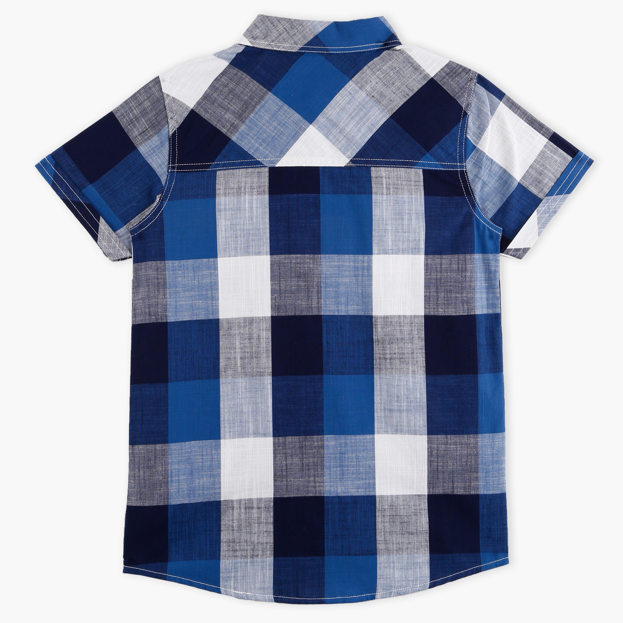 قميص كاروهات بأكمام قصيرة من بوش-boys-clothing-shirts-image-2