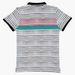 Posh Striped Polo Neck T-shirt-T Shirts-thumbnail-1