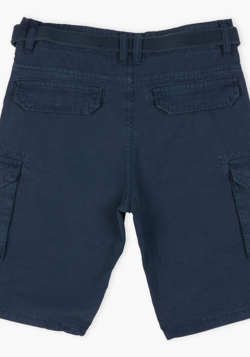 Posh Cargo Shorts with Belt-Shorts-image-1