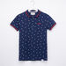 Lee Cooper Printed Polo Neck Short Sleeves T-shirt-T Shirts-thumbnail-0