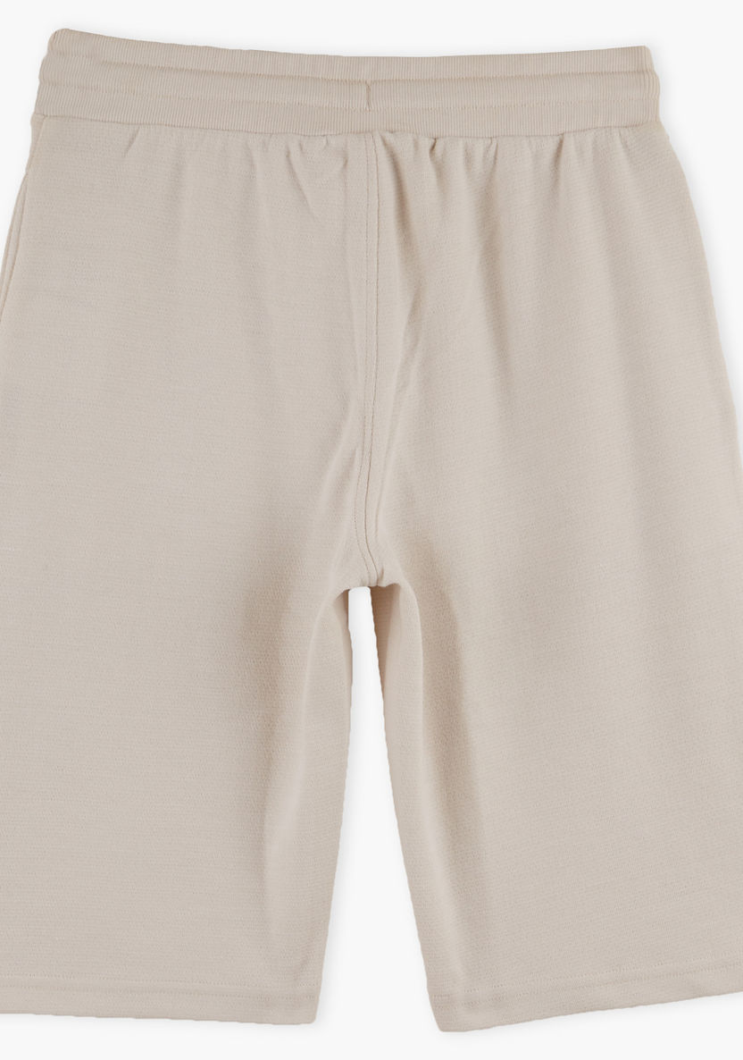 Minions Printed Shorts with Elasticised Waistband and Drawstring-Shorts-image-1