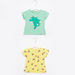 Juniors Printed Short Sleeves Top - Set of 2-Blouses-thumbnail-0