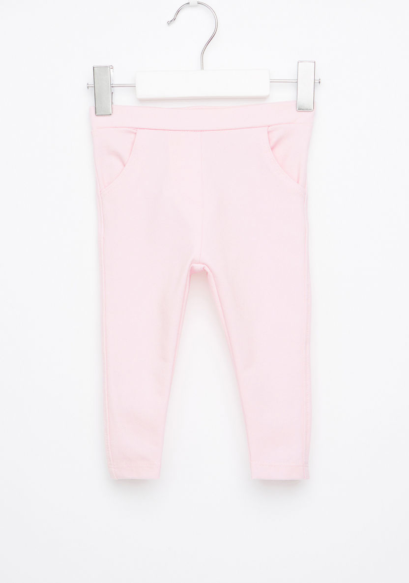 Juniors Pocket Detail Jeggings with Elasticised Waistband-Pants-image-0