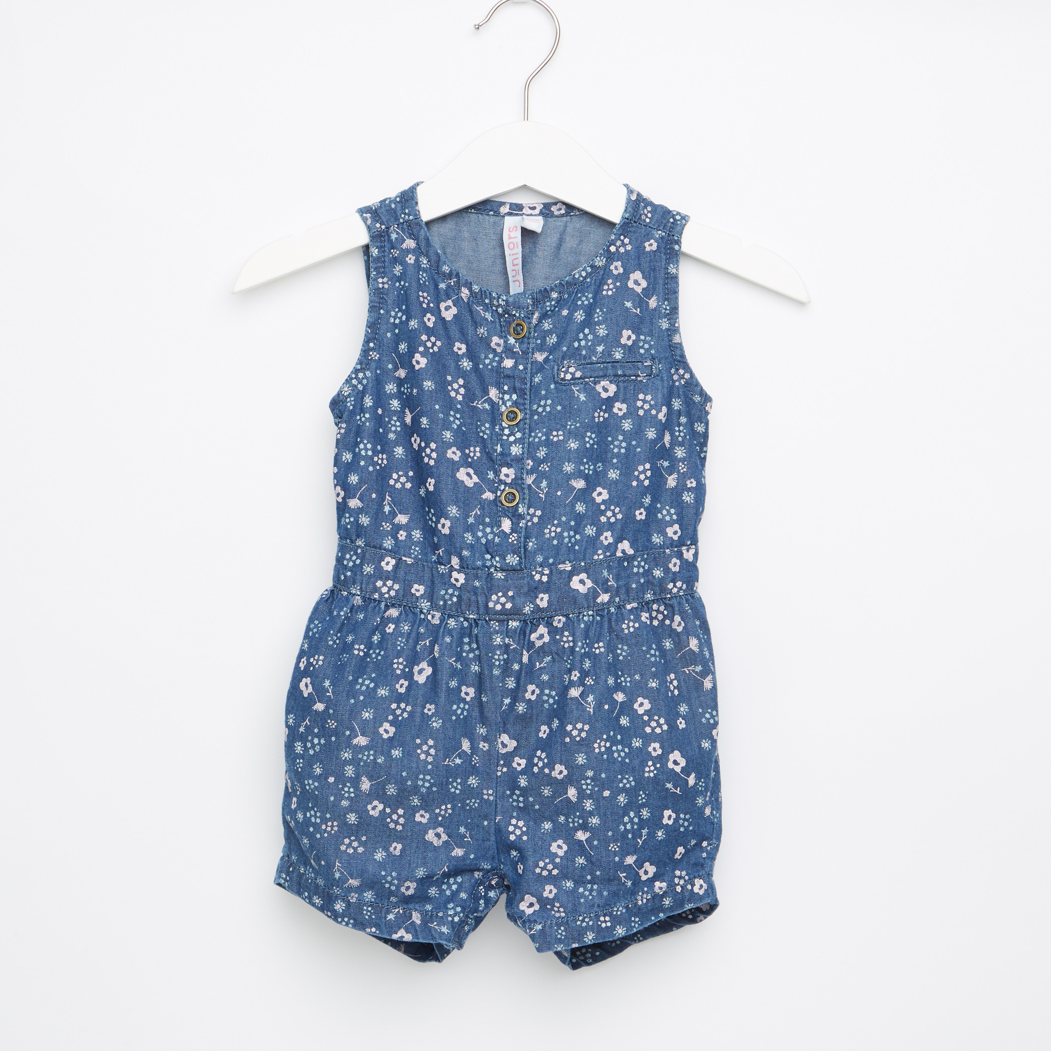 Girls deals denim romper