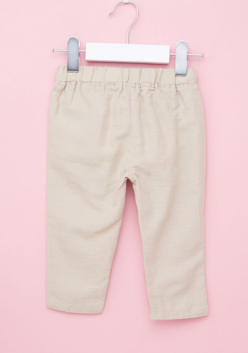 Giggles Pocket Detail Pants with Elasticised Waistband-Pants-image-2