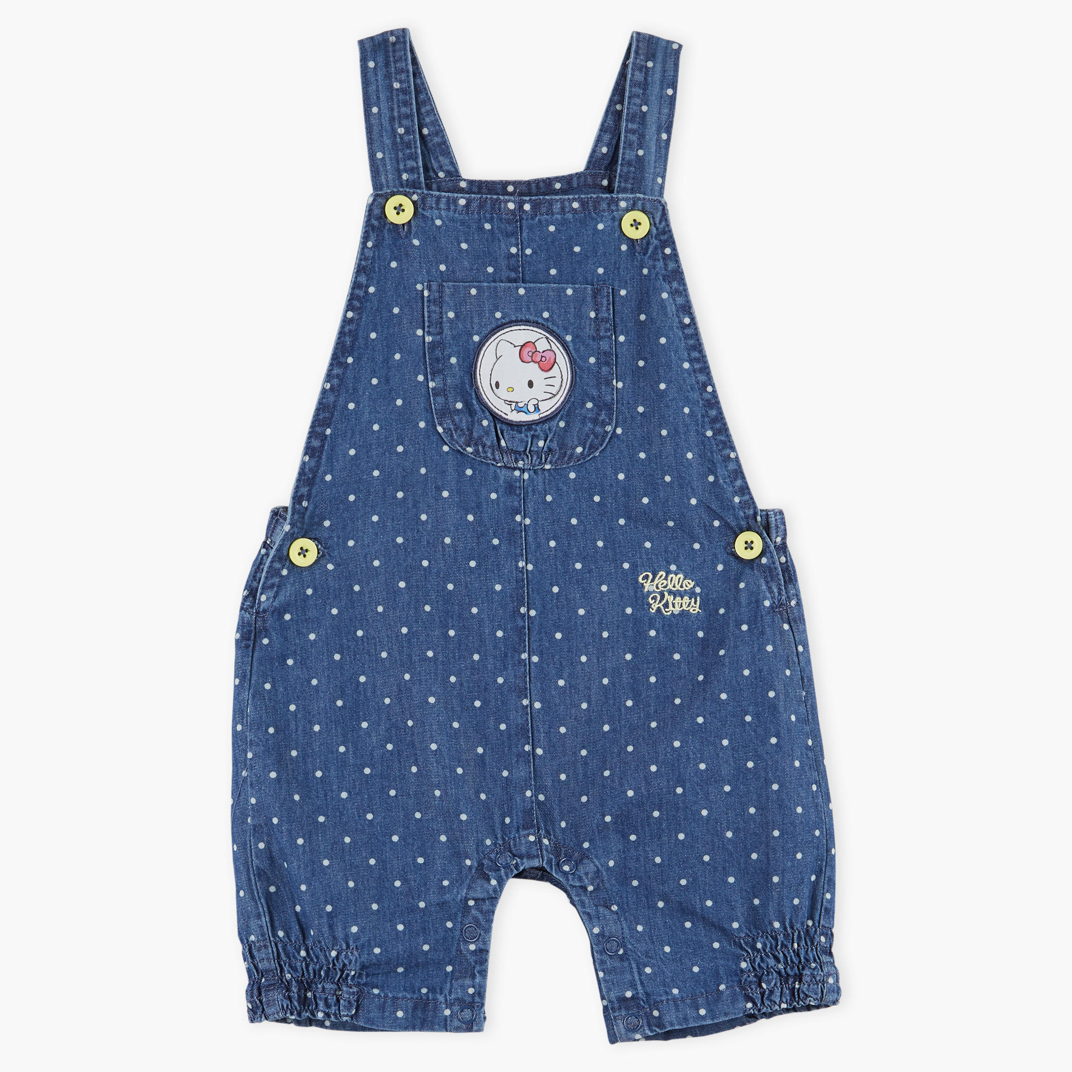 دنغري دينم بطبعات هاللو كيتي-baby-girls-clothing-rompers-image-1