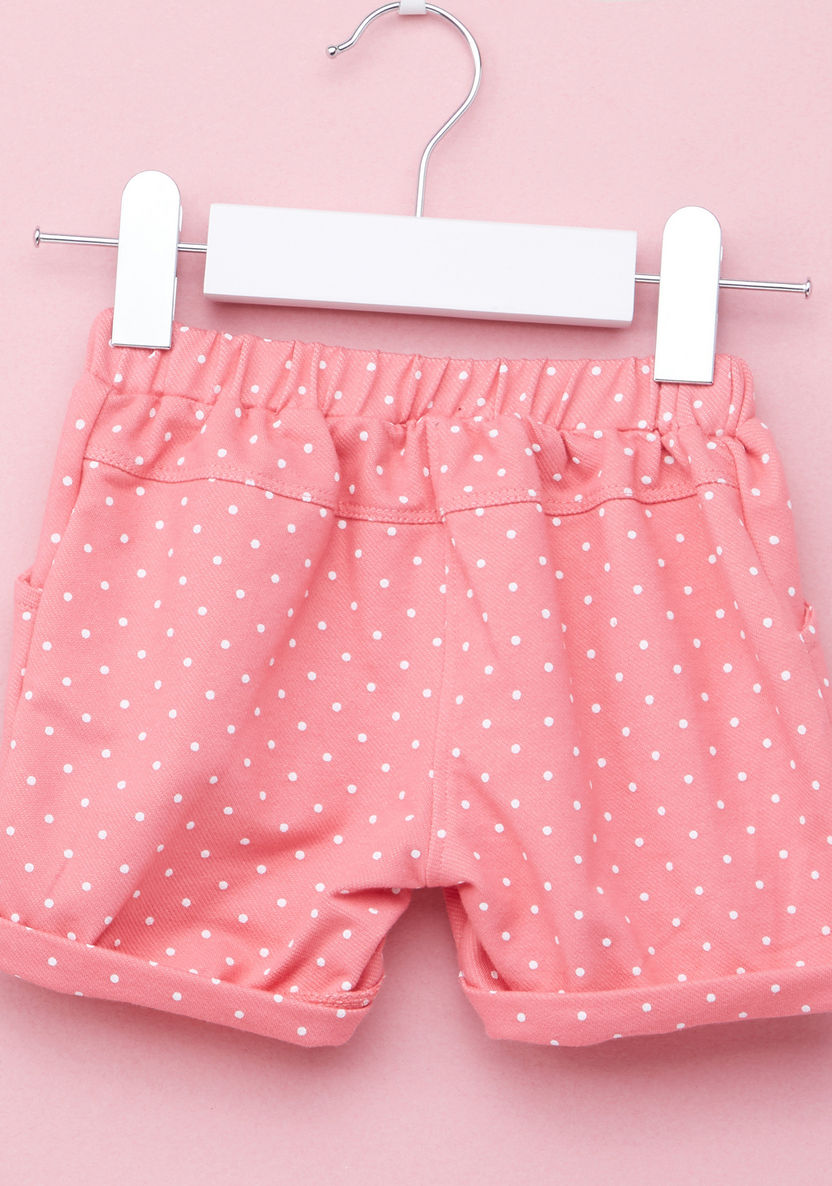 Minnie Mouse Printed Top with Shorts-Clothes Sets-image-6