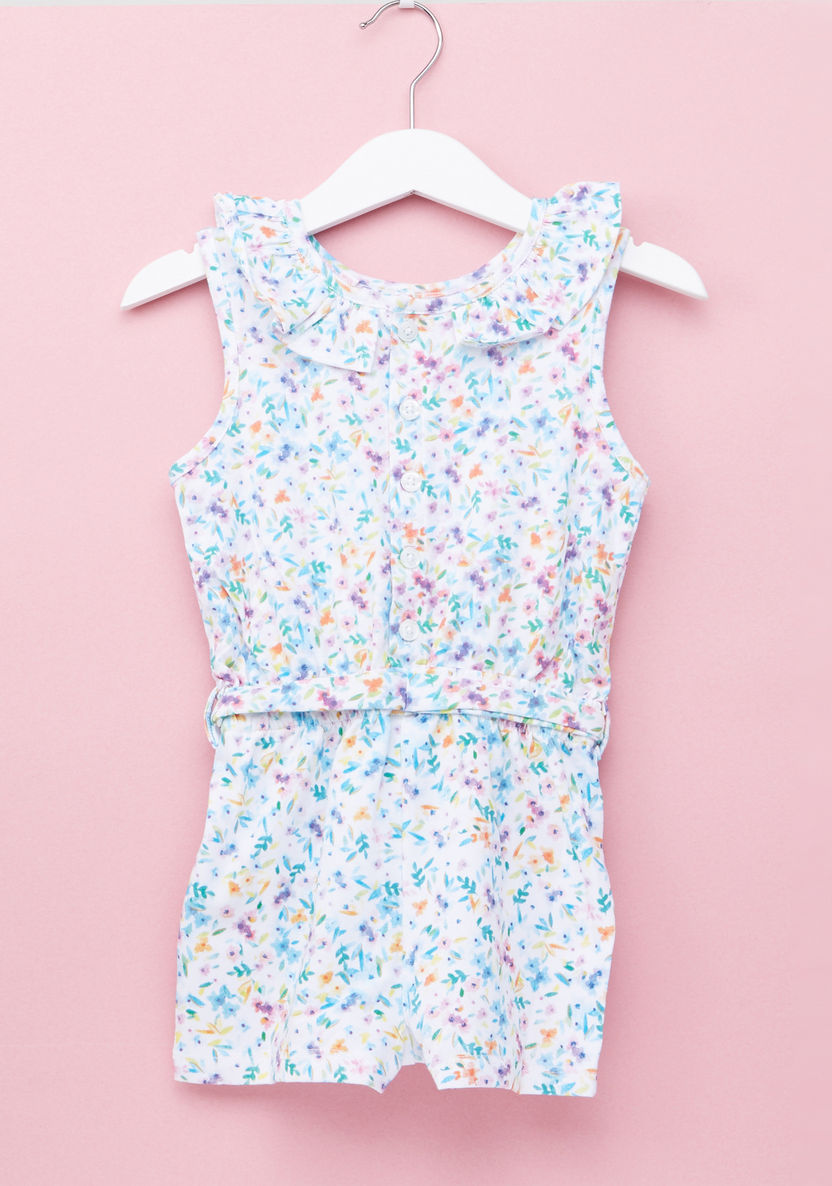 Juniors Printed Sleeveless Romper-Rompers%2C Dungarees and Jumpsuits-image-2