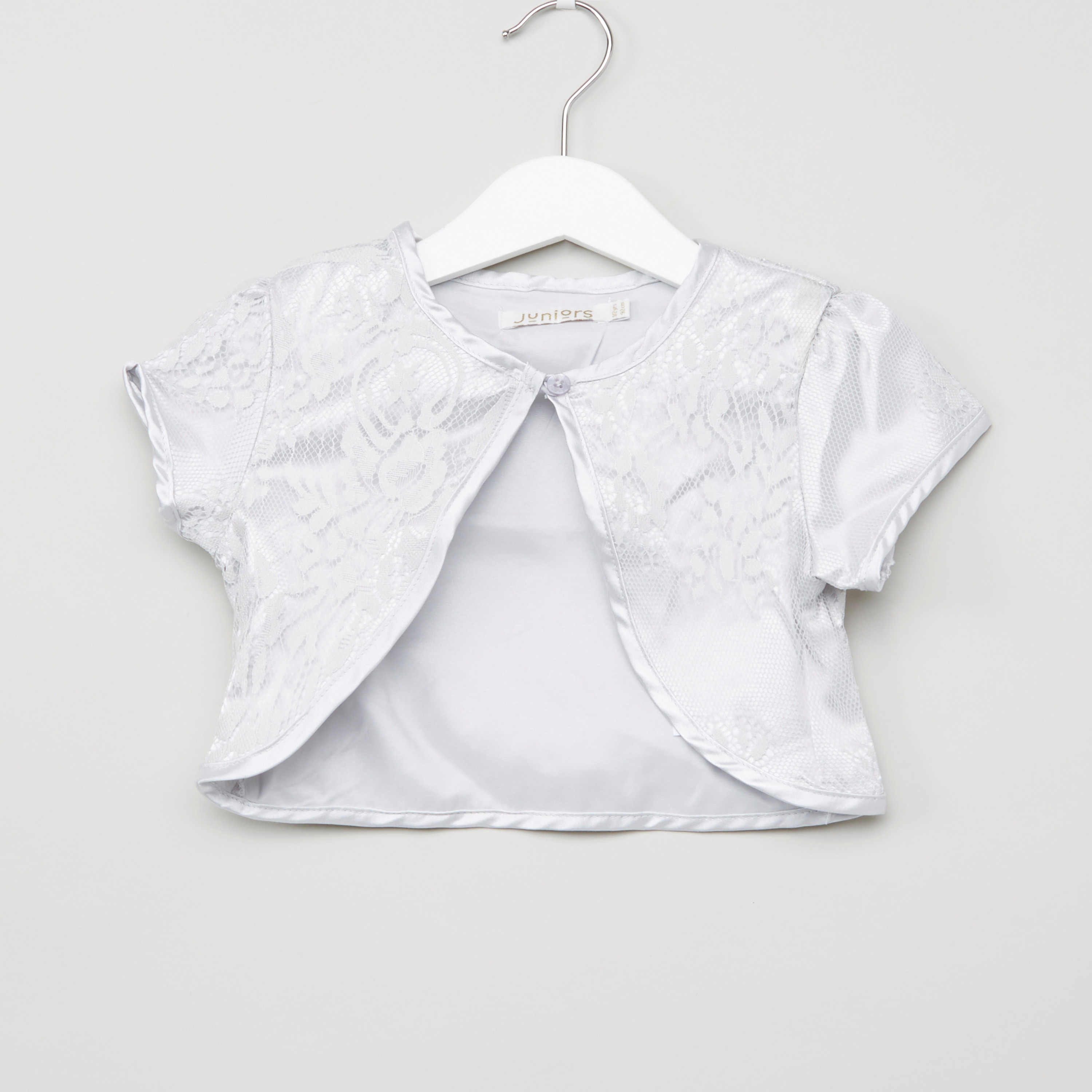 Shop Juniors Bolero Shrug with Lace 