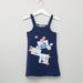 Minions Printed T-shirt with Dungarees-Clothes Sets-thumbnail-4
