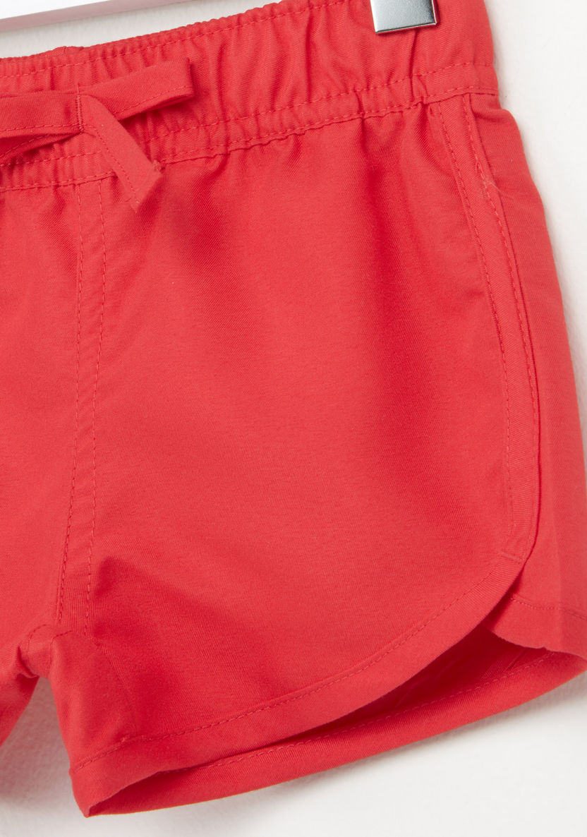 Juniors Bow Detail Shorts with Elasticised Waistband-Swimwear-image-1