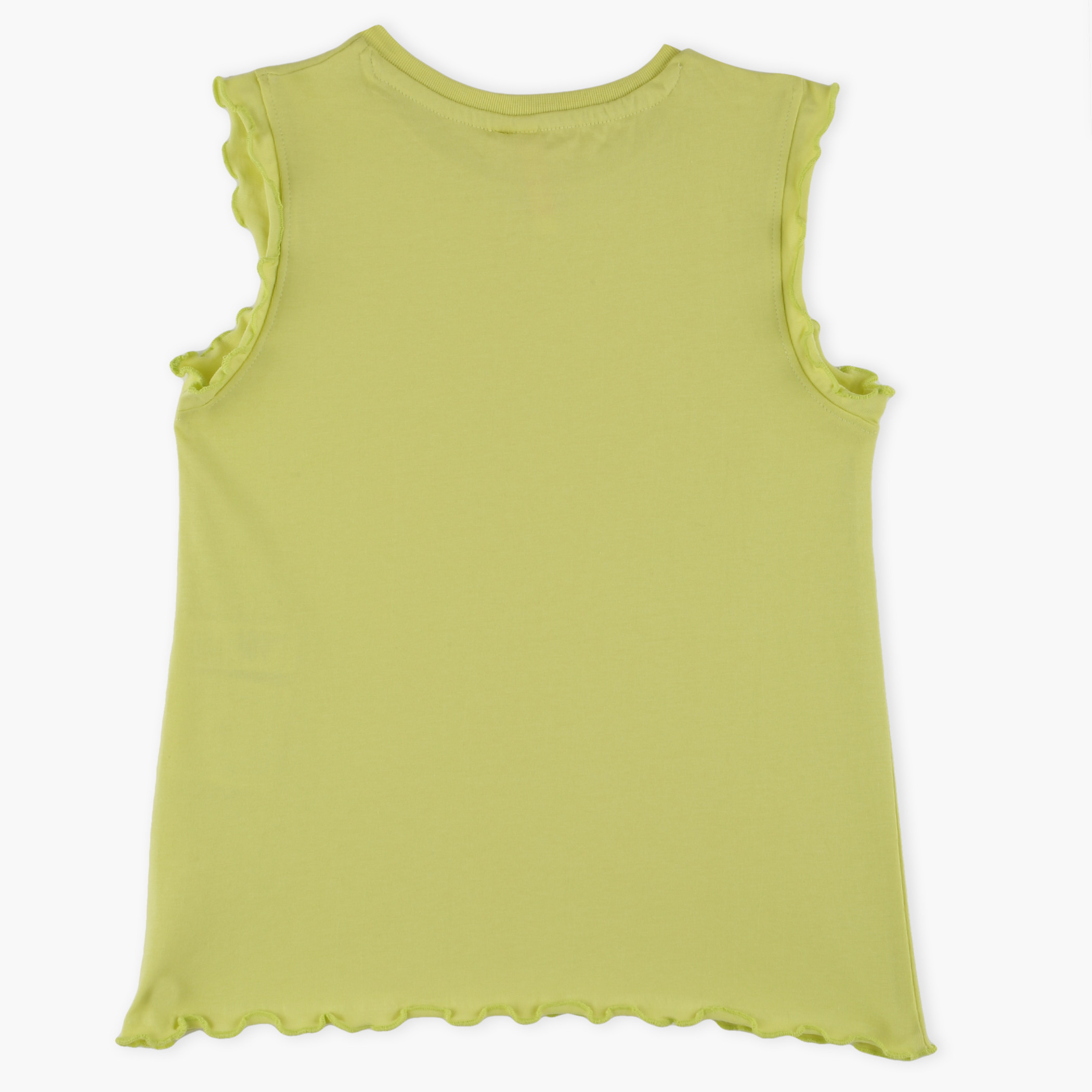 Juniors Round Neck Sleeveless Top-girls-clothing-blousesandshirts-image-2