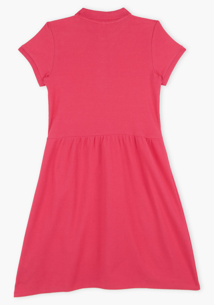 Juniors Polo Neck Dress-Dresses%2C Gowns and Frocks-image-1