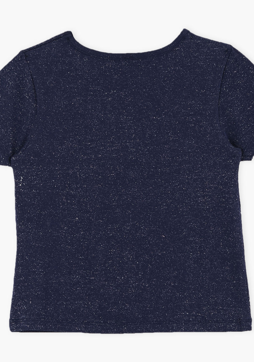 Juniors Short Sleeves Round Neck T-shirt-T Shirts-image-1