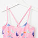 Hello Kitty Printed Cross Back Swimsuit-Swimwear-thumbnail-1