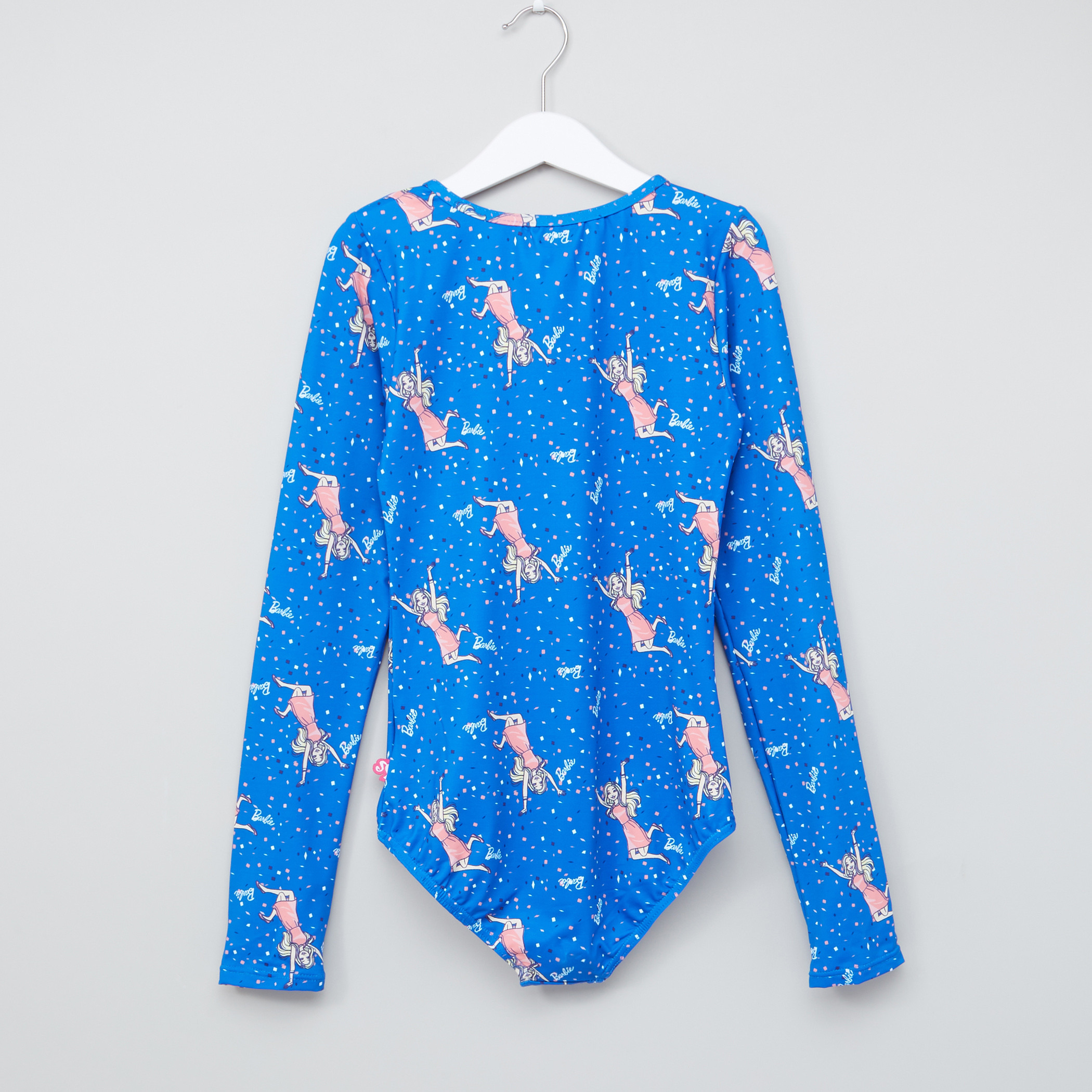 Barbie Printed Long Sleeves Swimsuit-girls-clothing-multipacks-image-3