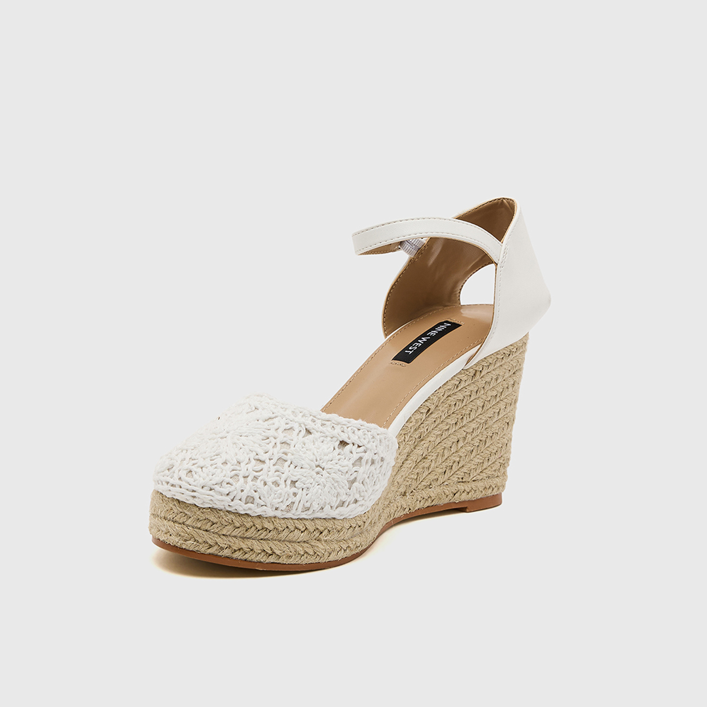 ناين ويست - حذاء إسبادريل نسائي بكعب إسفين وإبزيم | S3SH204-23R-women-shoes-heels-image-3