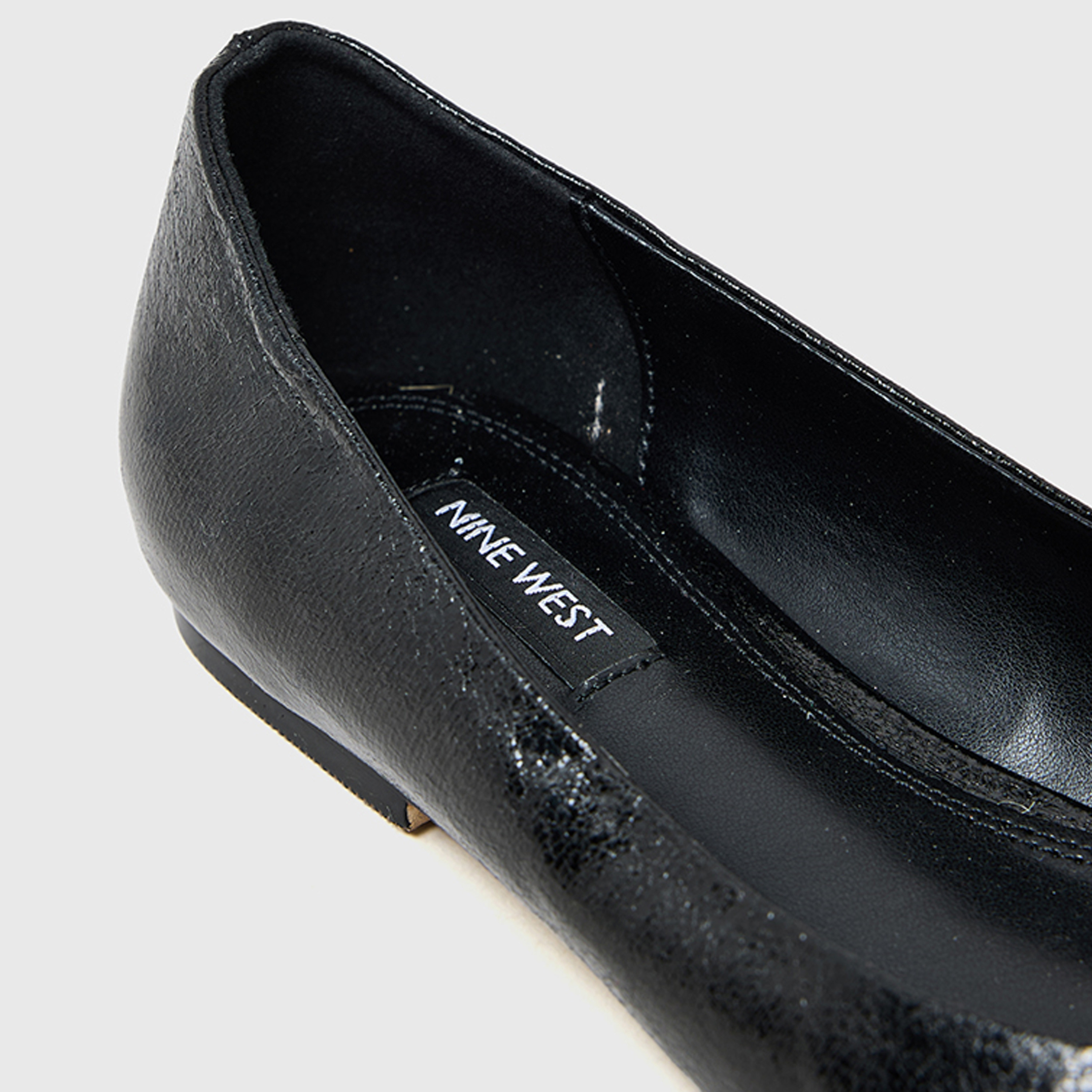 ناين ويست - حذاء باليرينا مسطح نسائي سهل الارتداء ​​مقدمة مستديرة | S4PH1130R-40-women-shoes-ballerinas-image-4